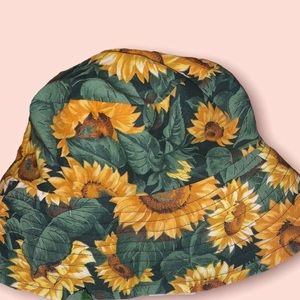 Handmade Sunflower Bucket Hat